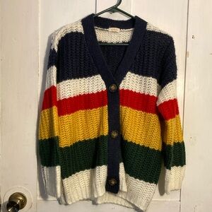 Striped cardigan